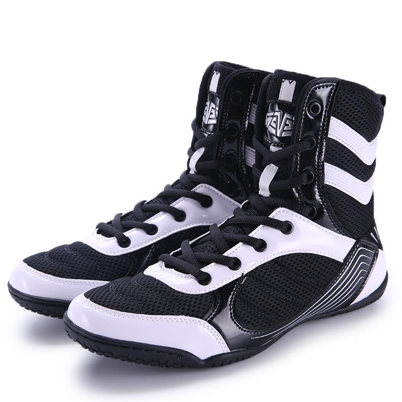 

High-top men s and women s boxing shoes are non-slip, breathable, wear-resistant, suitable for wrestling, Sanda and other comprehensive 47