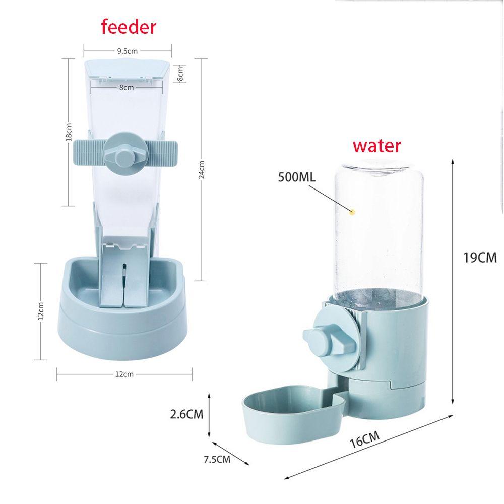 Automatic Water Bottle Feeding Product Cage Hanging Feeder Pet Drinker Pet Bowls Food Container