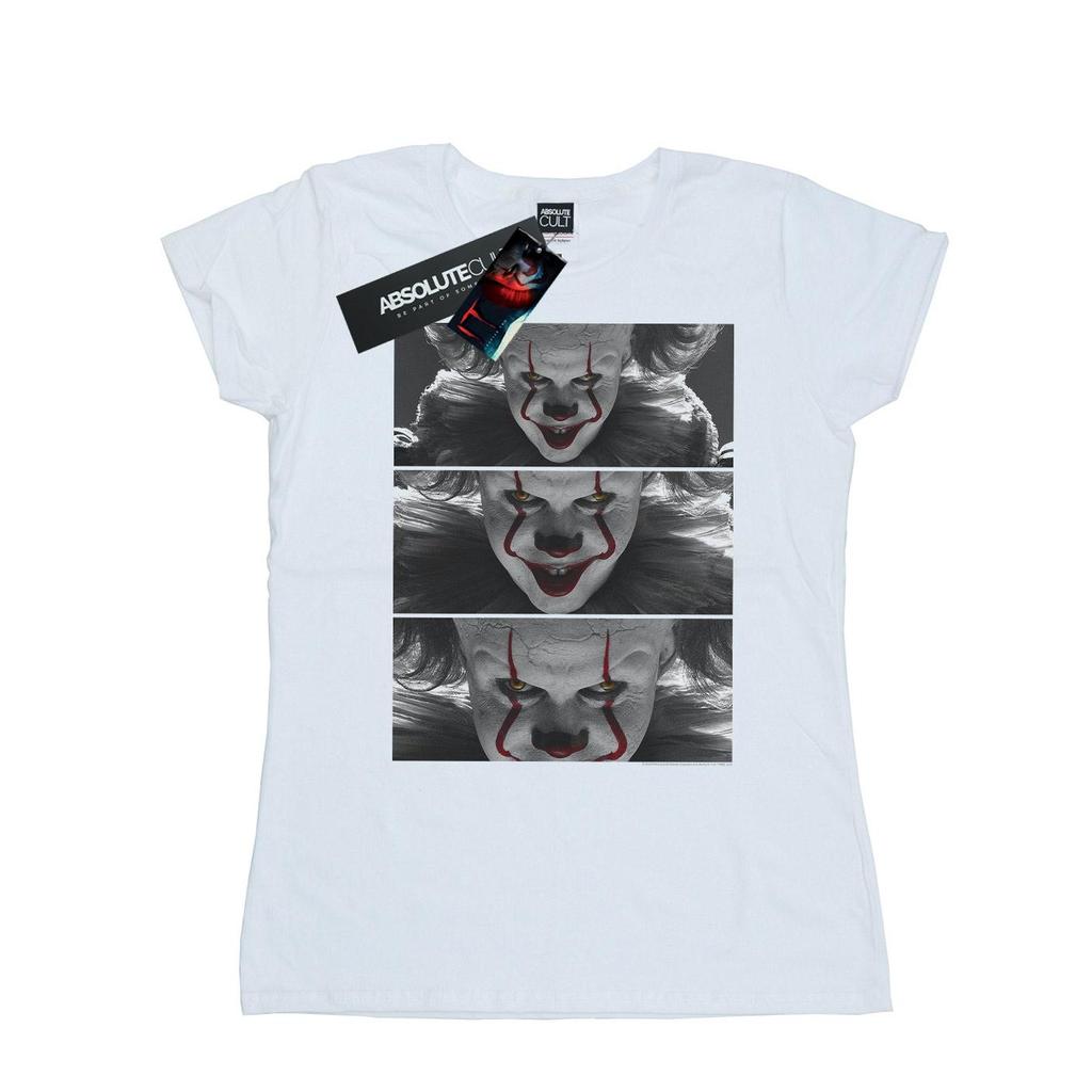It Chapter 2 Womens/Ladies Pennywise Photo Close-Up Cotton T-Shirt