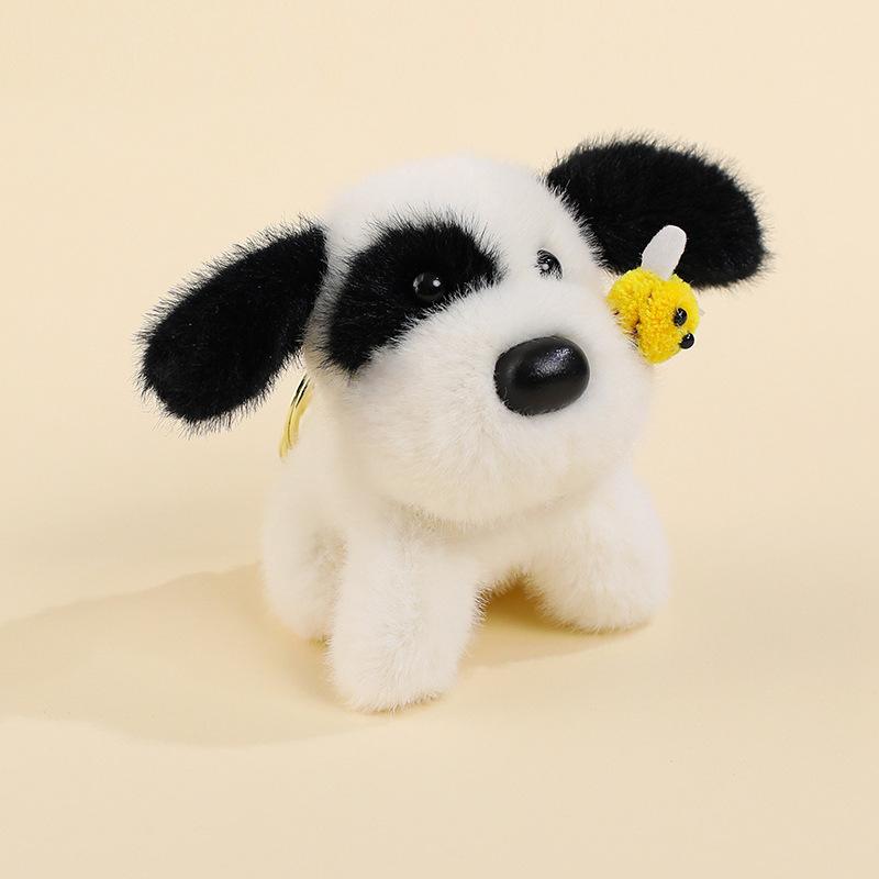 Big-Eared Dog Plush Doll Keychain Student Schoolbag Backpack Pendant Boutique Store Little Doll