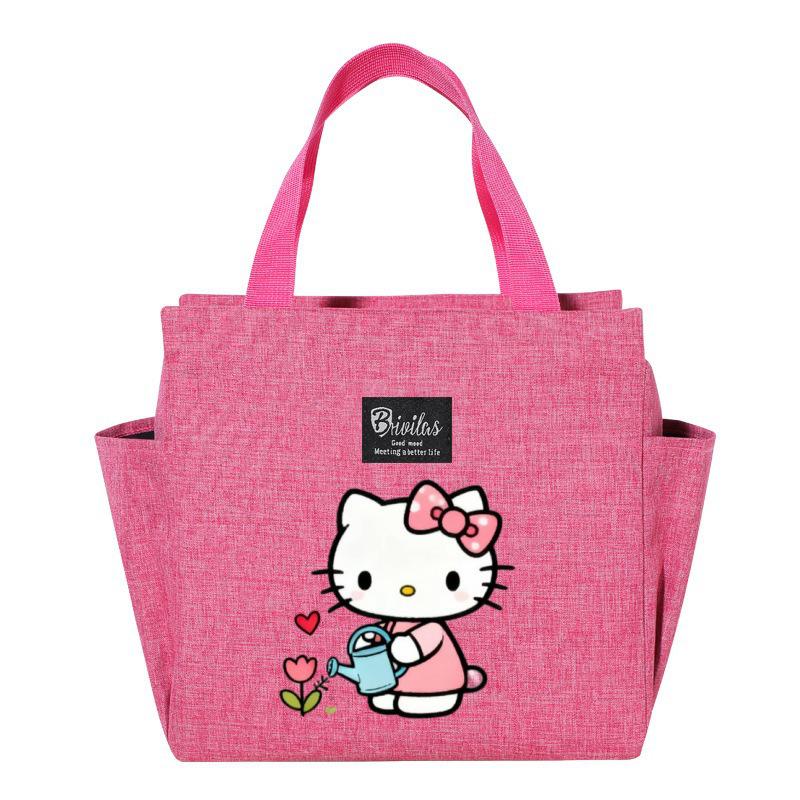 Hello Kitty Insulated Bento Bag - Portable Lunch Box for Picnics & Outings