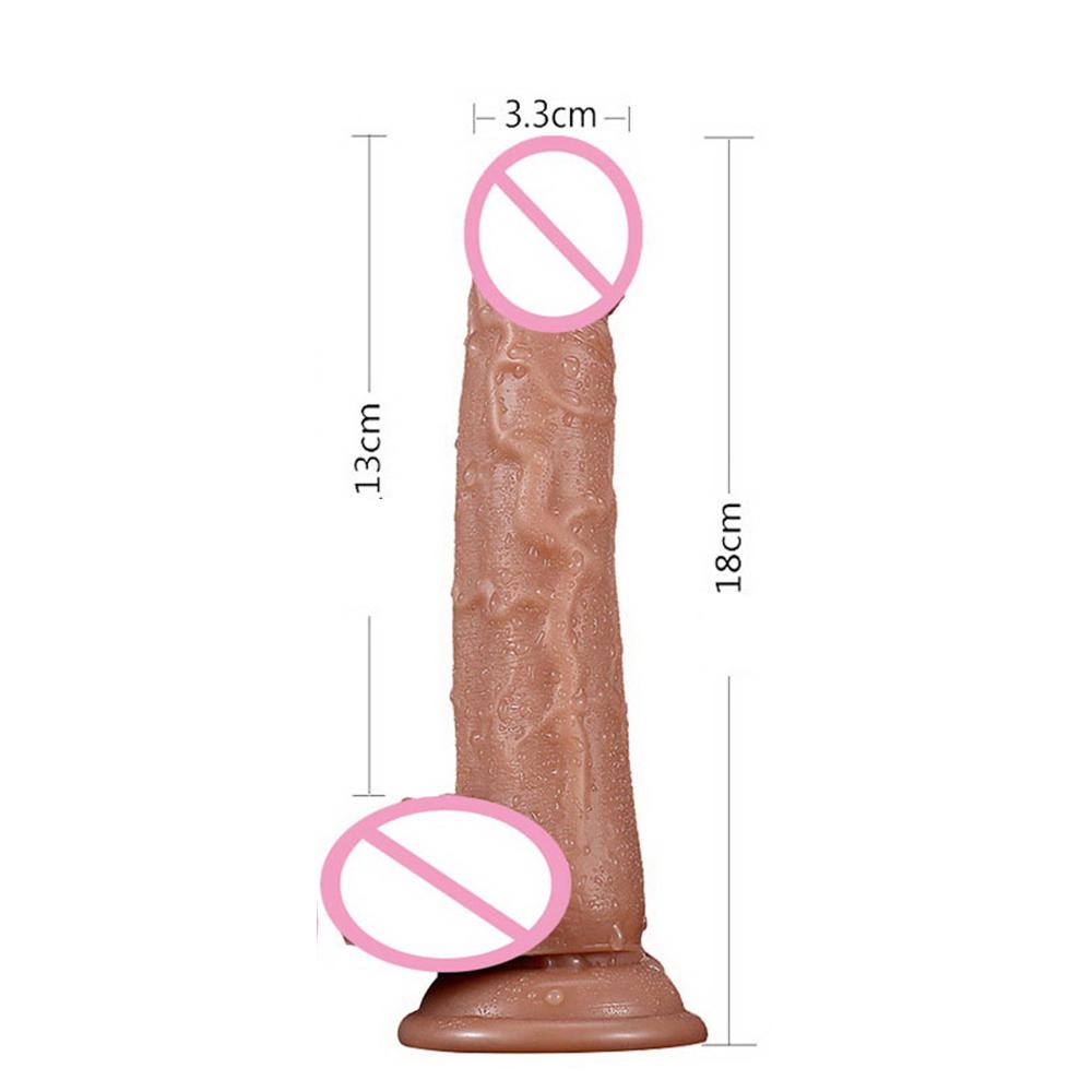 Pelle Sensazione Realistico Pene Super Enorme Grande Dildo con Ventosa Giocattoli Sessuali per Donna Prodotti Sessuali Masturbazione Femminile Cazzo
