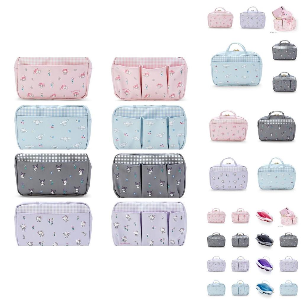 Women's Multi-functional Cosmetic Bag-kuromi Cinnamon Dog Hello Kitty Melody