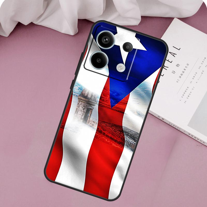 Puerto Rico Flag Case For Xiaomi Redmi Note 14 13 12 11 10 9 15 Pro Plus Redmi 14C 10C 12C 13C 15C 15 Cover