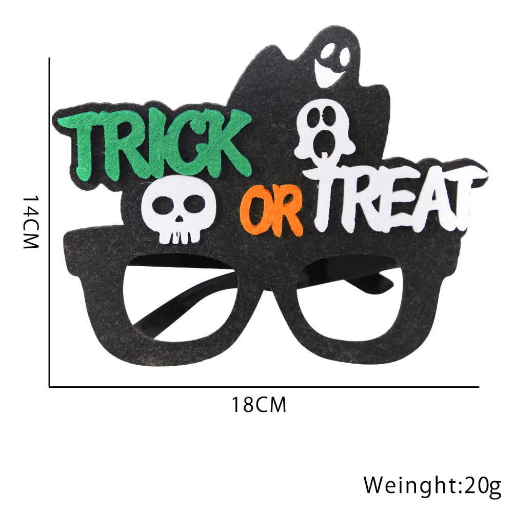 [EZBUYGO] Set de 9 ochelari de Halloween, modele din hârtie cu păianjeni și lilieci, perfect pentru petreceri, evenimente, decorațiuni de Halloween, cadouri și costume
