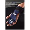 1Pair Premium Cowhide Leather Gym Fitness Gloves Lifting Straps Grips Anti-Skid Weightlifting belt For Palm Protection Deadlift