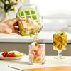 2 In 1 Ice Cube Mold Flexible Silicone Bottom Twist Demoulding Ice Tray with Straw Ice Cube Tray And Water Bottle Leakproof Portable Ice Water