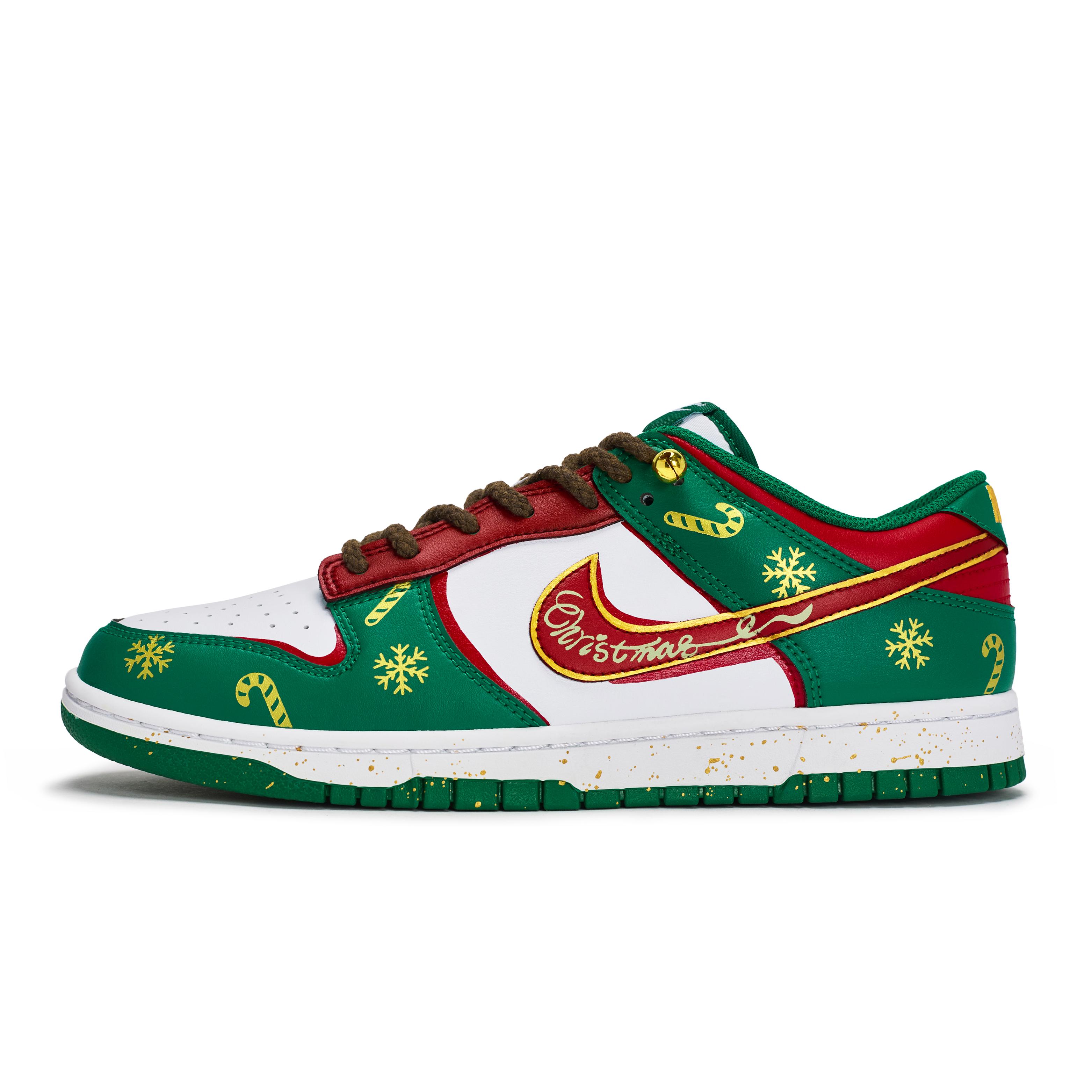 

Nike Dunk 811 Manufacturing, Red Green Golden Bell Low top Skateboard Shoes Men s Red Gold Green HF5441-101(Team80-) 44.5