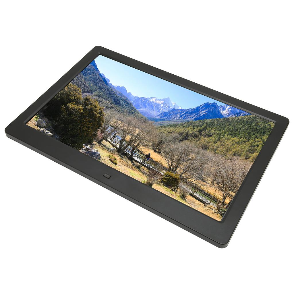 Digital Photo Frame 13 Inch HD Screen Built in Calendar Clock LED Advertising Machine Electronic Picture Album 110‑240V