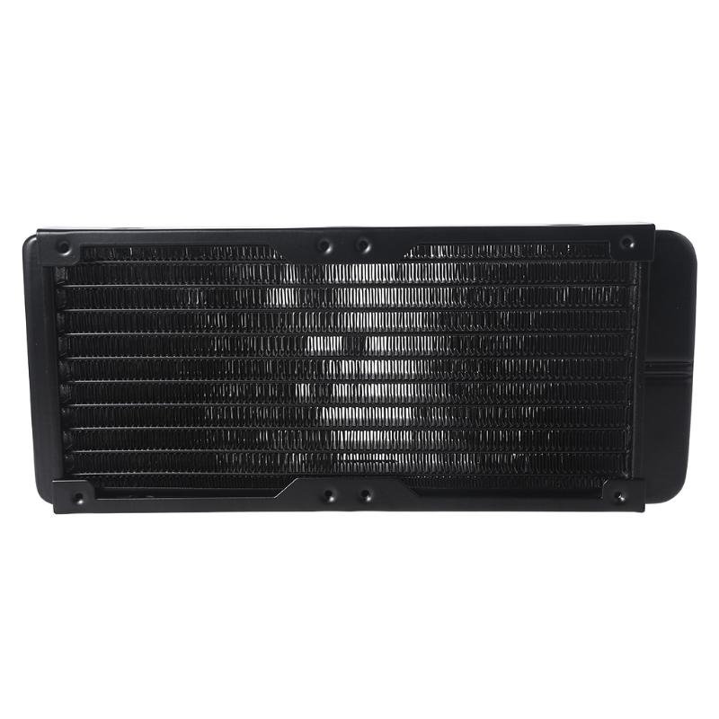 Water Cooling Computer Radiator 10 Pipe Aluminum Heat Exchanger Liquid Cooling Heat Sink for CPU PC Water Cool System