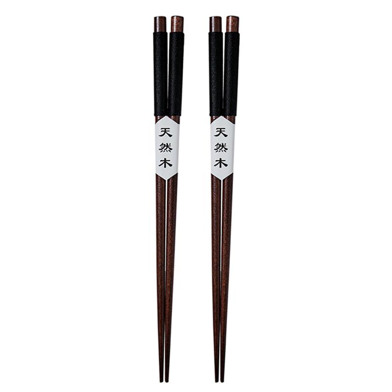 2 Pairs Reusable Chopsticks Natural Wood Chopsticks Chinese Food Chopsticks Korean Japanese Chopsticks Sushi Sticks Wooden Table