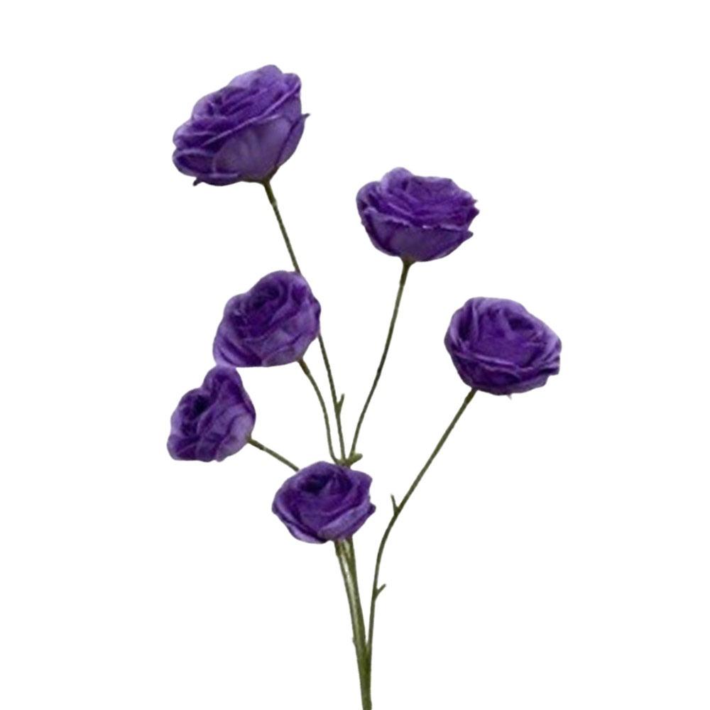

High Quality 6 Heads Simulated Rose Bouquet Silk Rose Soft Simulation Flowers Vintage Flower Bouquet Photography Props