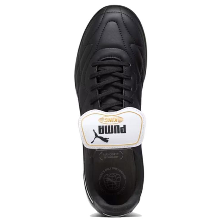 Puma King Artificial Turf TT (Rubber Studs) Shock Absorbing Durable Football Shoes Unisex Football Shoes Black 107417-01