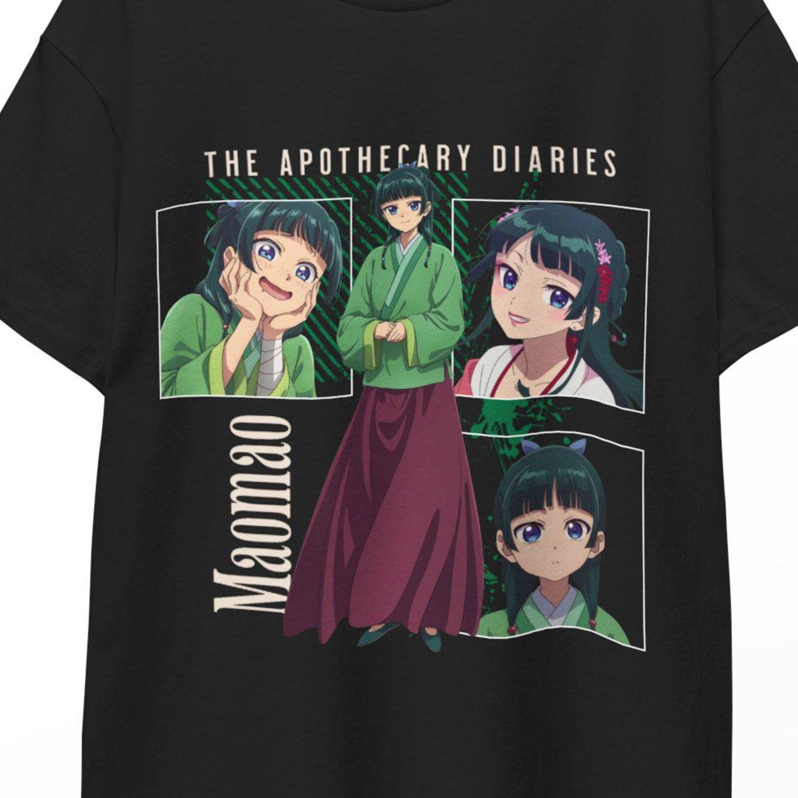 The Apothecary Diaries Anime Tee Cute Maomao Print Gift Anime Graphic Merch T-Shirt for Fans Apothecary Diaries Maomao Shirt Maomao Cosplay 4XL