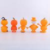 Statuetta Uomo Zucca Decorazione Zucca di Halloween Resina Scultura Zucca Spettrale per Decorazione da Tavolo da Interno Esterno Mensola