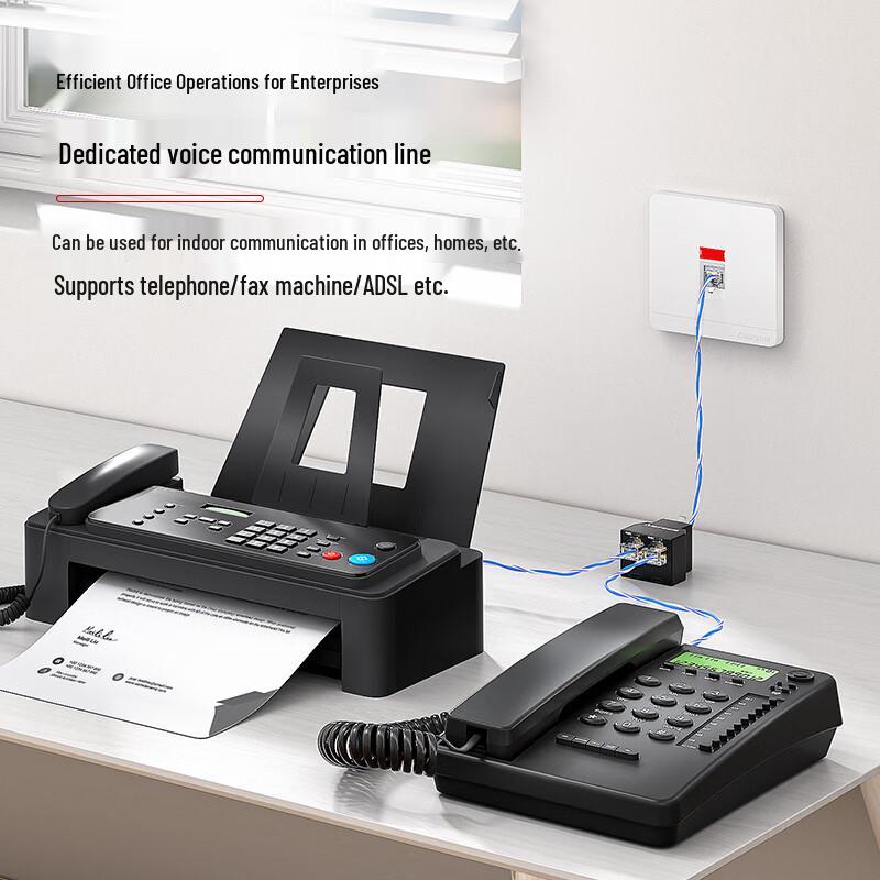 AMPCOM Oxygen-Free Copper Telephone Cables