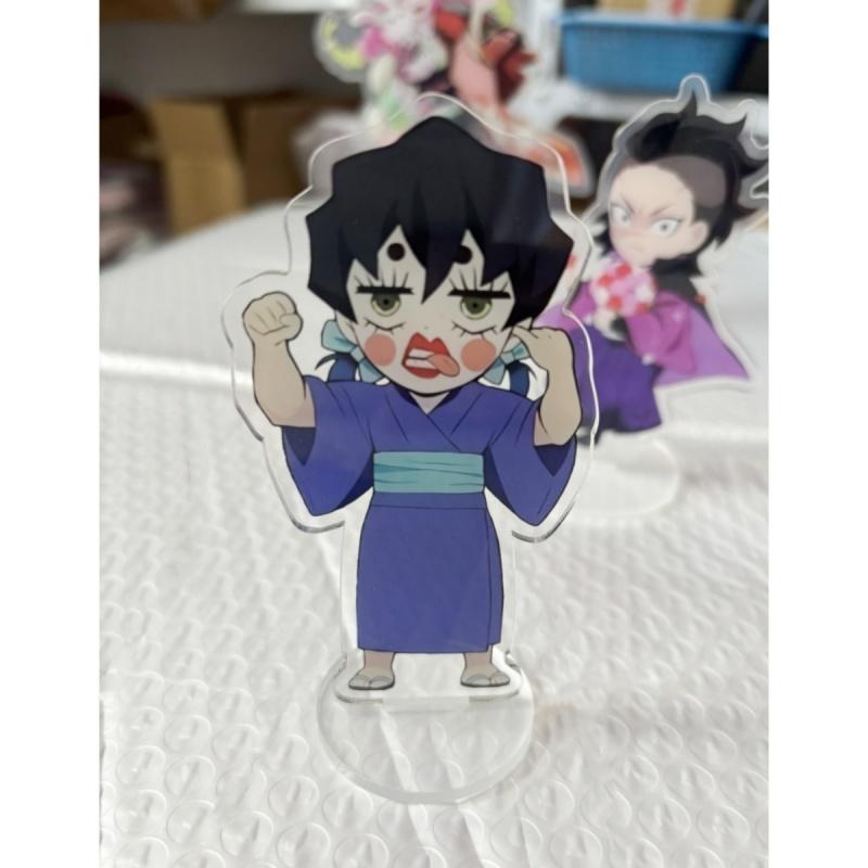 demon slayer anime acrylic stand Lihualuo double layer double sided10CM desktop decoration minifigure toy birth date present keychain