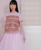 NICEGHOSTCLUB Ffats Flower Frill Tee_Pink(Ng2Gsut589A)