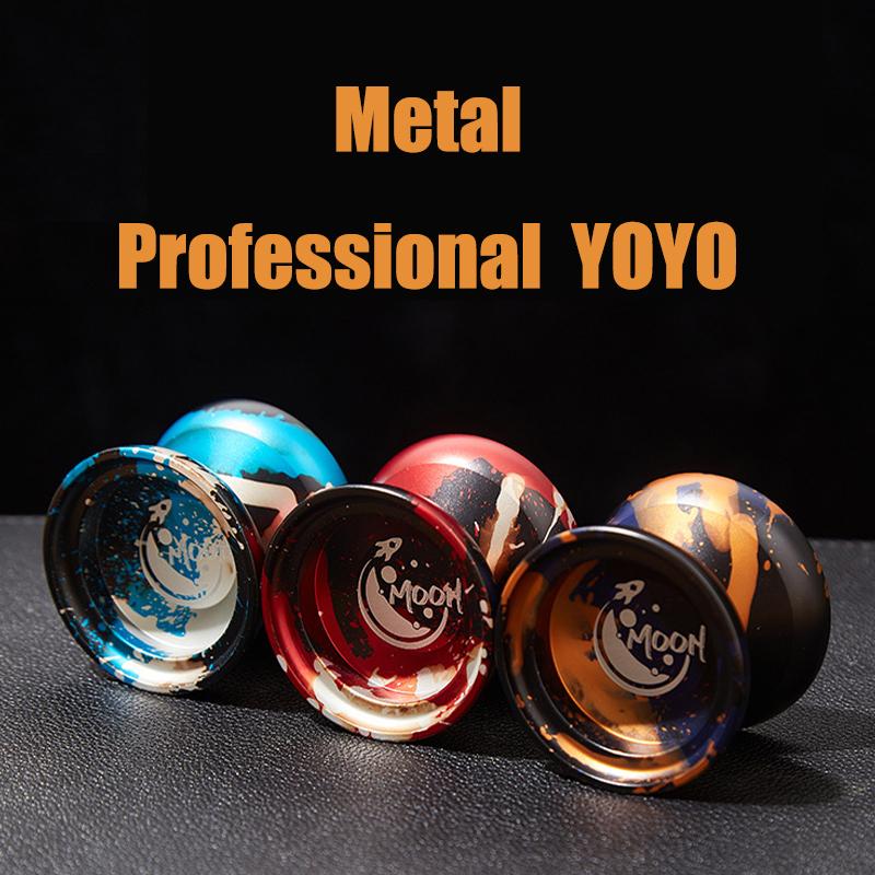 YoYo Toy Yoyo Professional Magic Yoyo Metal Yoyo with 10 Ball Bearing Alloy Aluminum High Speed Unresponsive Yoyo for Kids Adult