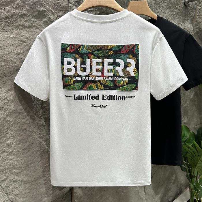 Summer Mens Short-sleeved Dopamine Wear Half-sleeved Printed T-shirt Thin Mens T-shirt M