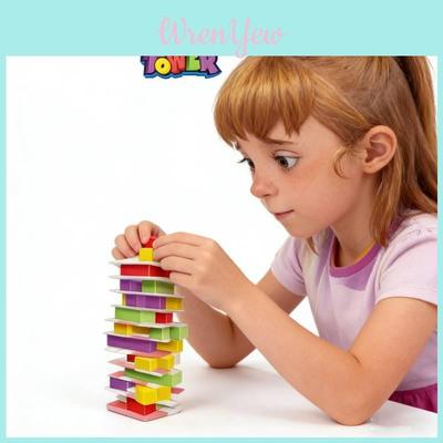 Crazy Tower Card Stacking Game For Family Fun And Brain Development