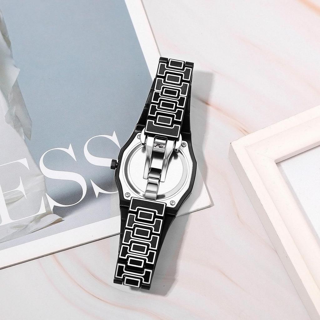 Men's Watch - Novelty, Waterproof, Resin Strap: Analog, Simple, Stylish, Octagonal, Quartz Watch - Fashion Accessory - Perfect Gift for Birthdays,