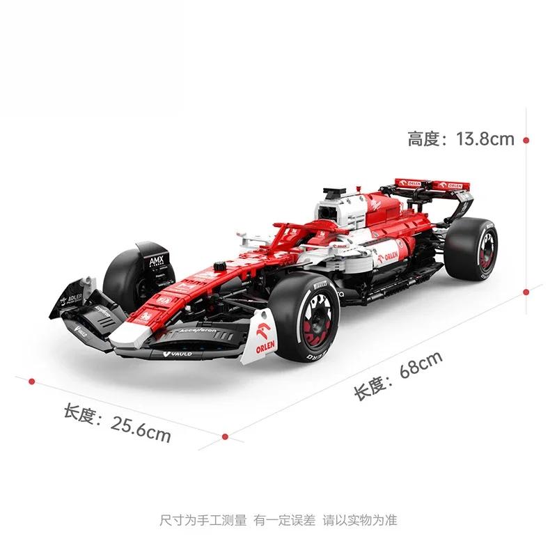 Technical 1:8  Italy F1 Racing Car RC Formula Racing C42 Building Blocks Vehicle Bricks Toys adult Birthday Gifts