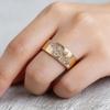 Copper Zirconia Inlaid Branch Flower Ring - New Hot Style Bestseller