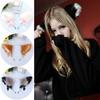 1PC Cat Ear Hair Hoop Women Hair Jewelry Hairpins Night Party Hair Accessories Cosplay Costume Headwear Head Rim Long Plush