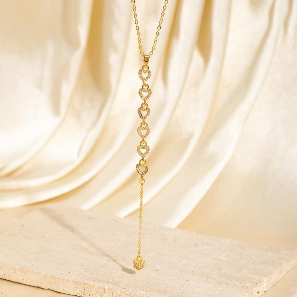 Retro Colorful Zircon Collarbone Chain Irregular Crystal Luxury Pendant Y-shaped Long Tassel Jewelry Accessories