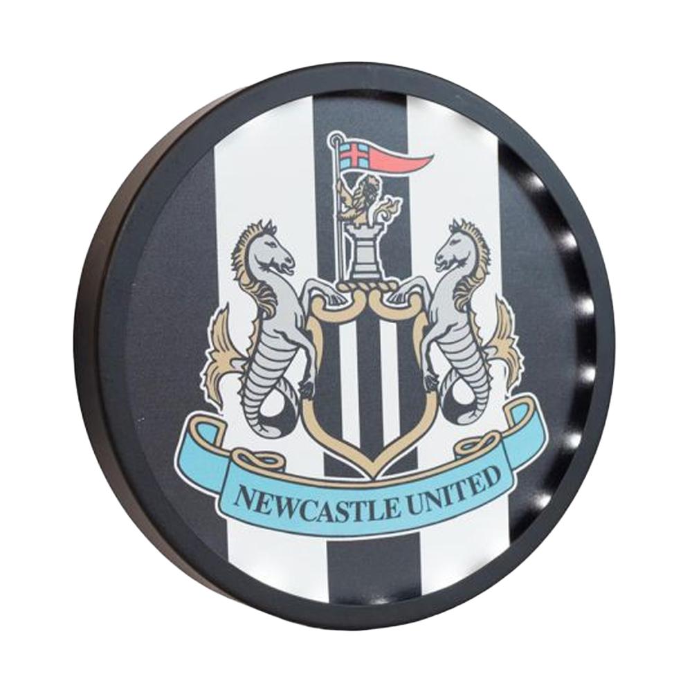 Newcastle United FC Metal LED Sign