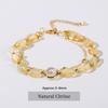 JD Natuursteen Citrien Onregelmatige Kralen Geluk Rijkdom Armbanden Dames Mode Genezende Kristal Ketting Armband Vrouwelijke Feest Cadeaus
