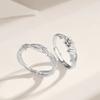 Platycodon Flower Couple Ring Female Niche Design Trend Open Men's and Women's Rings Fashion Personality Thorns Rose Pair Ring