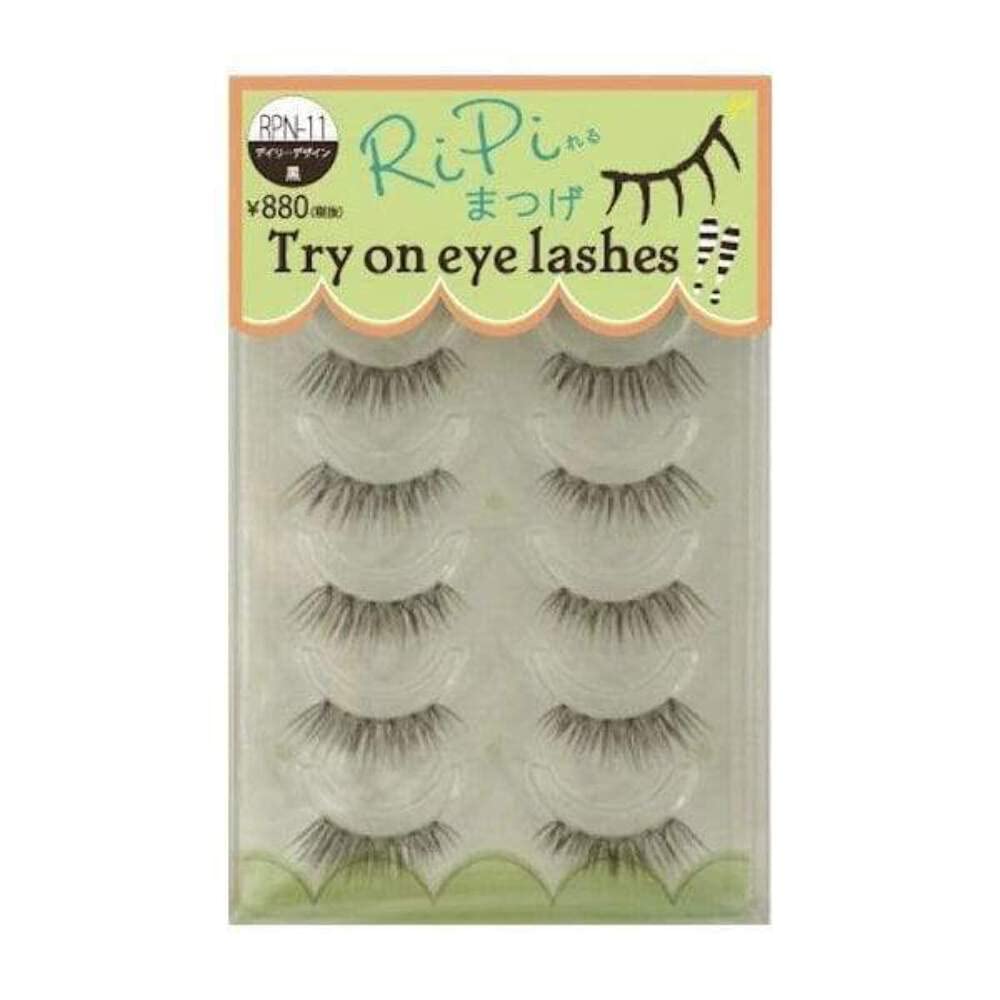

RiPi eyelashes daily corner type design/black/outer