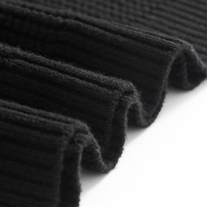 LUOSI Men's Thickened Old Money Style Lapel Wool Sweater