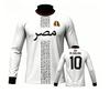 Men's Crew Neck Long Sleeve T‑Shirt, Egyptian 3D Print Breathable Quick Dry Casual Top