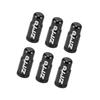 ACROPIX Valve Cap French Valve Tire Dust Cover for Bicycle Mountain Bike Road Bike MTB Aluminum Alloy Black 6pcs