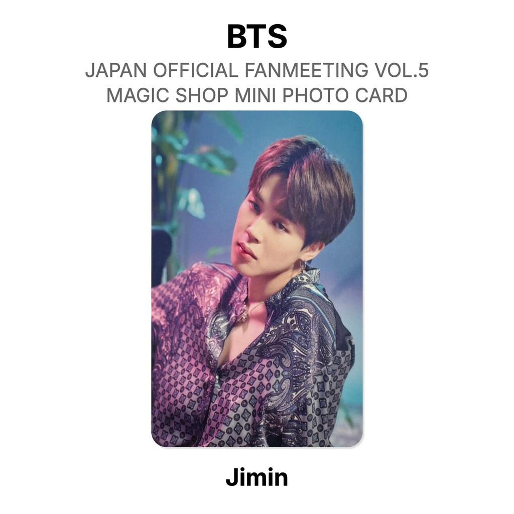 BTS JAPAN OFFIZIELLES FANMEETING VOL.5 MAGIC SHOP MINI-FOTOKARTE Offizielle Fotokarte
