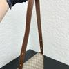 [Pre-Owned] Horsebit 1955 Logo Canvas And Leather Saddle Bag - Very Good #XPHHF5