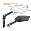 Bike Looking Glass Set Universals Reflective Bike Looking Glass Durability Rear View for Strengthen Safety in Cycling