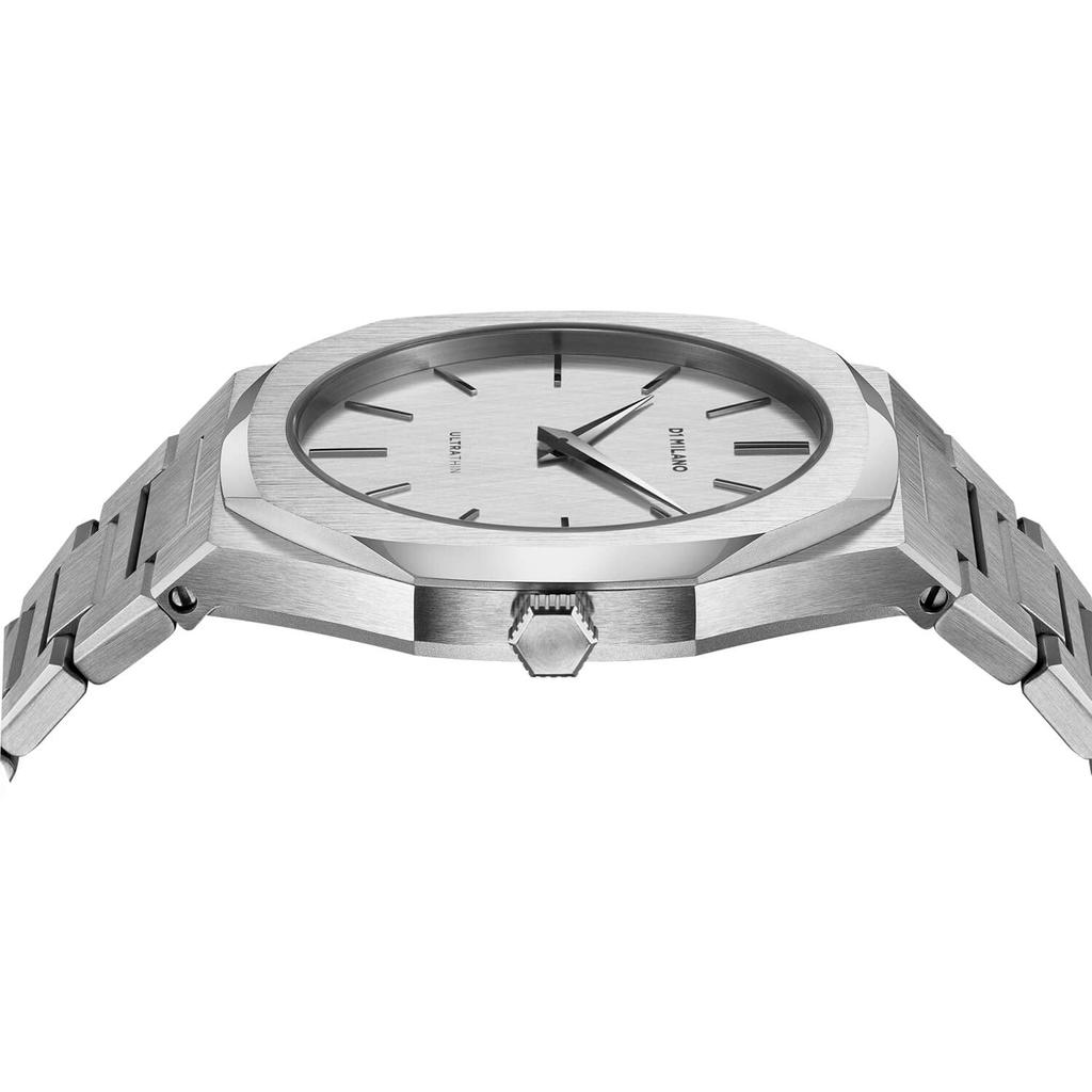 Authorized Distributor D1 Milano Watch UTBJ23 Ultra Thin Linen 40mm Stainless Steel Strap Silver [D1 MILANO] Men's [ULTRA THIN]