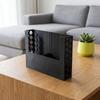 Honeycomb Design Remote Control Organizer Black Color Multi-Slot Organizer Living Room