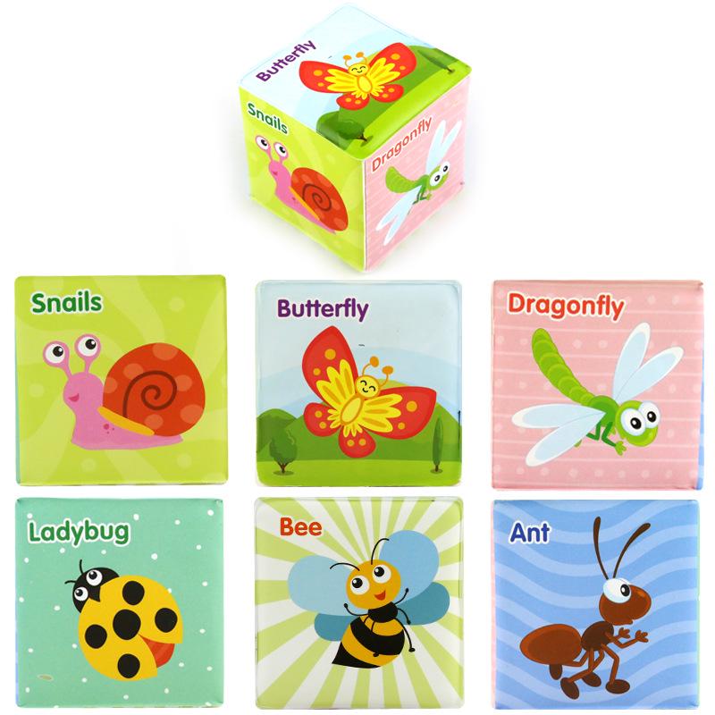 

Экологичные кубики с картинками из ЭВА для раннего развития: Обучение младенцев и малышей