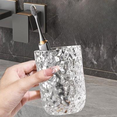 Majapidamises kasutatav liustikumustriga suuveetops, üliõpilaste ühiselamu hambaharjatops, läbipaistev suuveetops