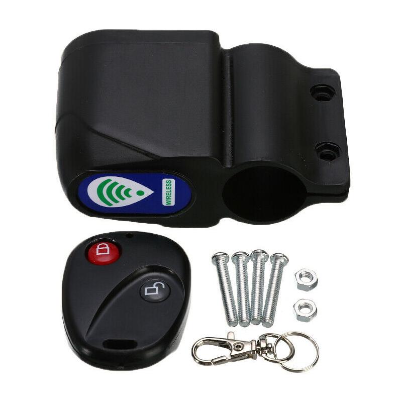 Buy Bicycle Remote Control Alarm Burglar Alarm Lock Mountain Bike Alarm ...