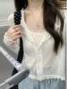 Ice Silk Thin Knitted Summer Cardigan with Long Sleeves and Sun Protection