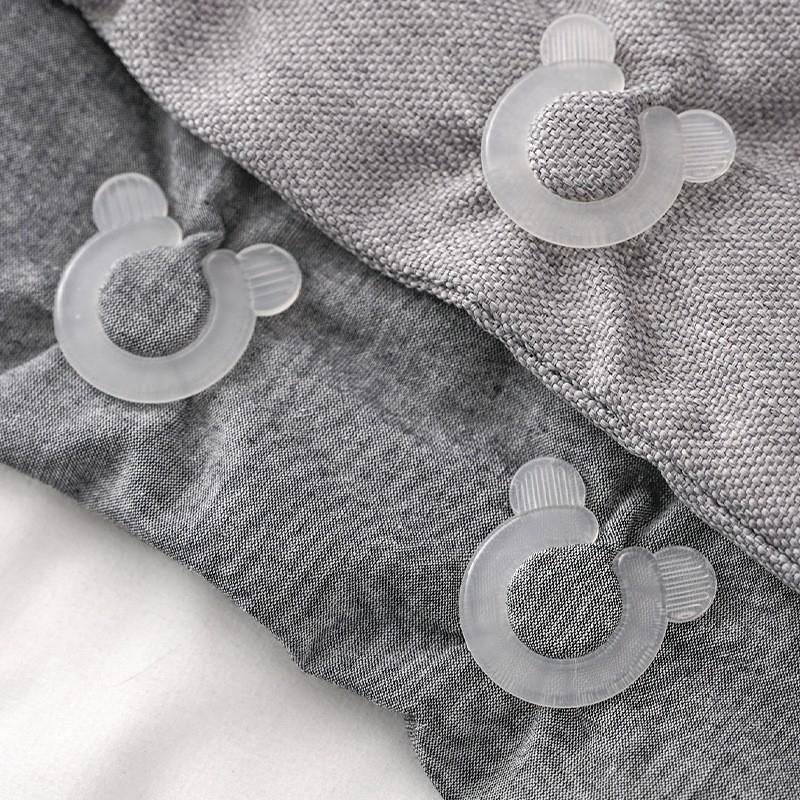 1-12Set Comforter Grippers Bed Duvet Donuts Quilt Covers Sheet Holders Gripper Blankets Sheet Accessories Fastener Clips Clamp