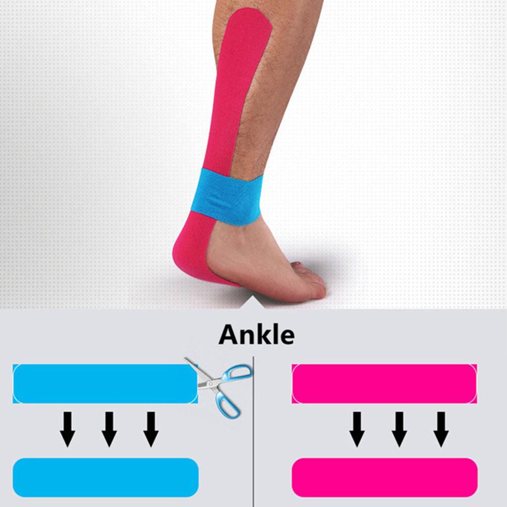 Wasserdichtes, atmungsaktives Kinesiologie-Tape, sportliches, elastisches Kniepolster, Muskelschmerzlinderung, Knie-Taping zur Muskelunterstützung und Erholung