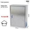 Lockable Wall-Mounted Stainless Steel Phone and Data Storage Box