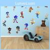 Self Adhesive Pattern Wall Sticker Background Decor For Kid Bedroom